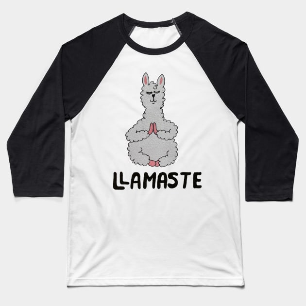 Llamaste cartoon llama Baseball T-Shirt by DaretoDream